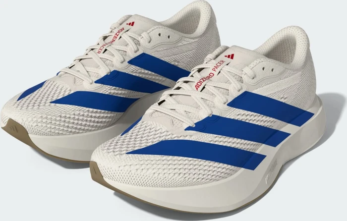 adidas Adizero Pacer core white/royal blue/pure ruby (Herren)