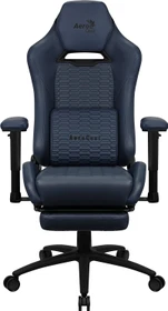 AeroCool ROYAL Leatherette Navy Blue Gamingstuhl, dunkelblau