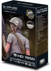 Sapphire Radeon HD 7850 OC, 2GB GDDR5, DVI, HDMI, 2x mDP, lite retail