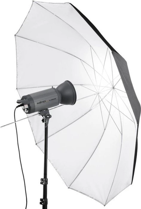 Walimex Pro Reflex-& Durchlichtschirm 2in1 weiß 150cm