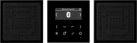 Jung Serie LS Smart Radio DAB+ Bluetooth Set Stereo, schwarz