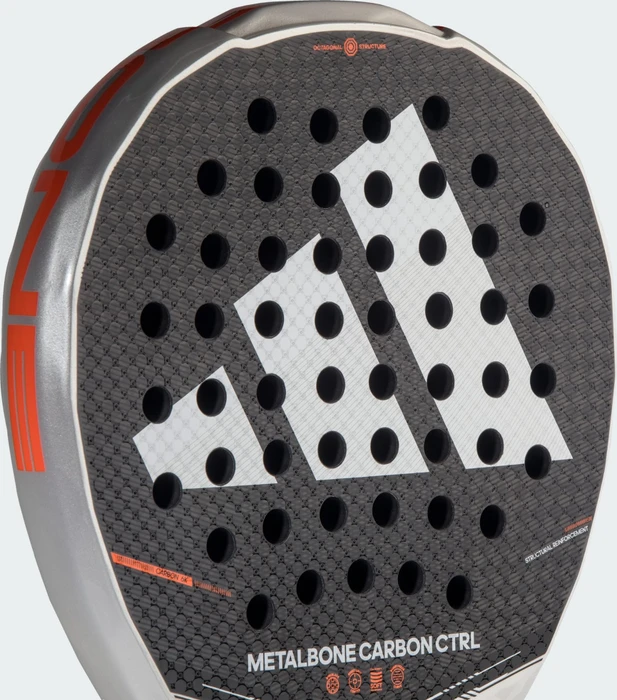 adidas Metalbone Carbon CTRL 2026 Padel-Tennisschläger weiß/schwarz