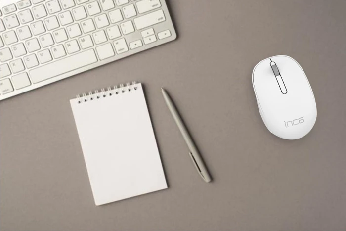 Inca IWM-241RB Wireless Mouse weiß, USB