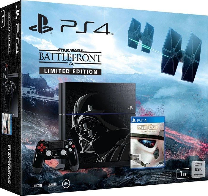 Sony PlayStation 4 - 1TB Star Wars: Battlefront Limited Edition Bundle schwarz