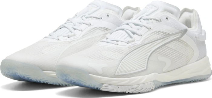 Puma Accelerate Nitro SQD 4 Handballschuhe puma white/puma silver