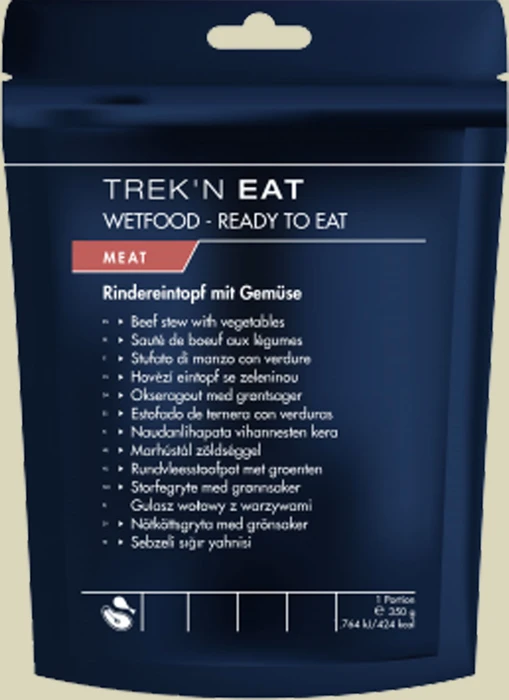 Trek'n Eat Ready to Eat Rindereintopf mit Gemüse 424kcal