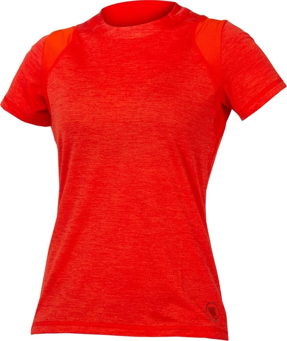 Endura Singletrack Trikot kurzarm paprika (Damen)