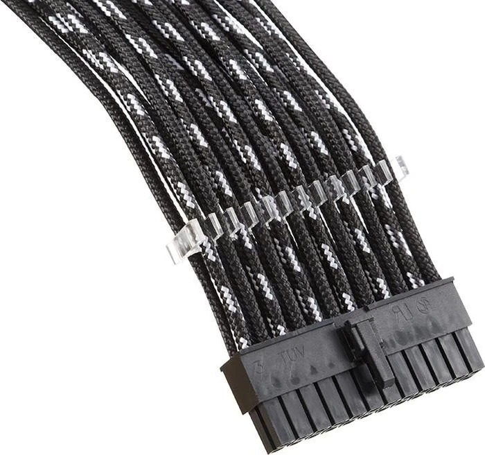 Phanteks Verlängerungskabel Kit für Netzteile, S-Muster schwarz/silber, 500mm