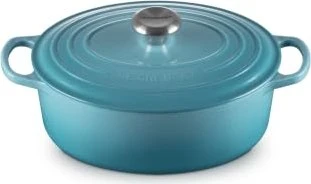 Le Creuset Signature Gusseisen Bräter oval 27cm karibik