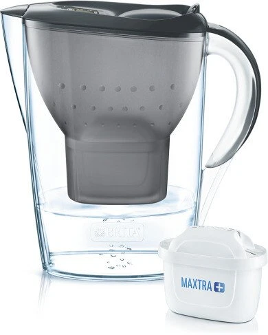 Brita Marella Starterpaket Maxtra+ Tischwasserfilter graphit