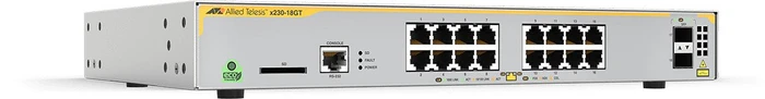 Allied Telesis x230 Desktop Gigabit Managed Switch, 16x RJ-45, 2x SFP