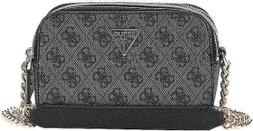 Guess Noelle 4G-Logo Umhängetasche coal logo