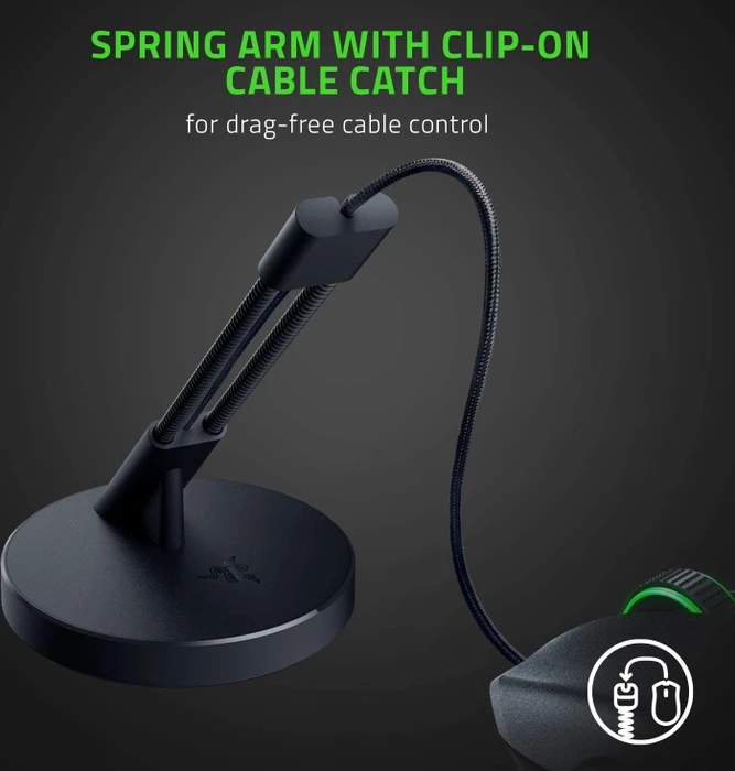 Razer Mouse Bungee V3, Mauskabelhalterung, schwarz