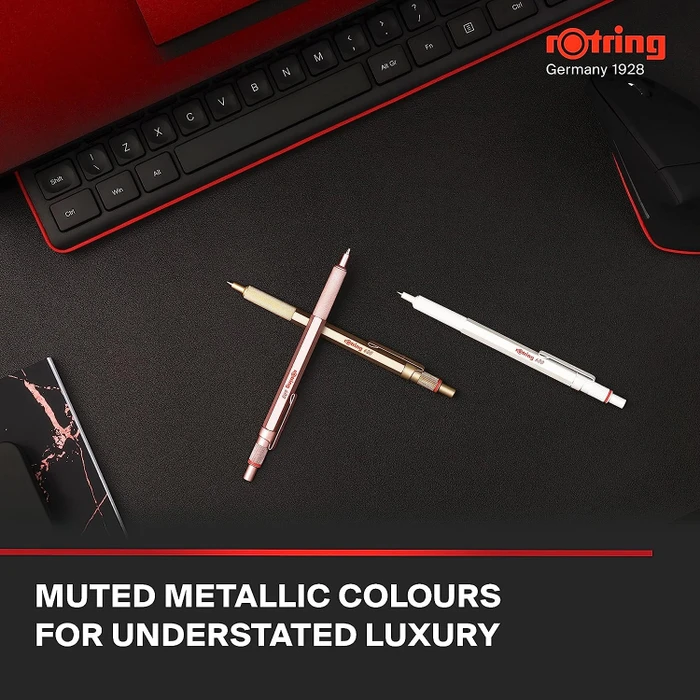 rOtring 600 Kugelschreiber perlweiß metallic