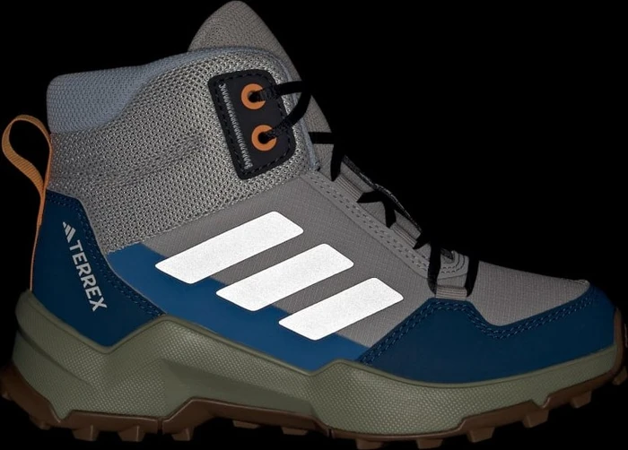 adidas Terrex AX4R Mid grey two/reflective silver/glow blue (Junior)