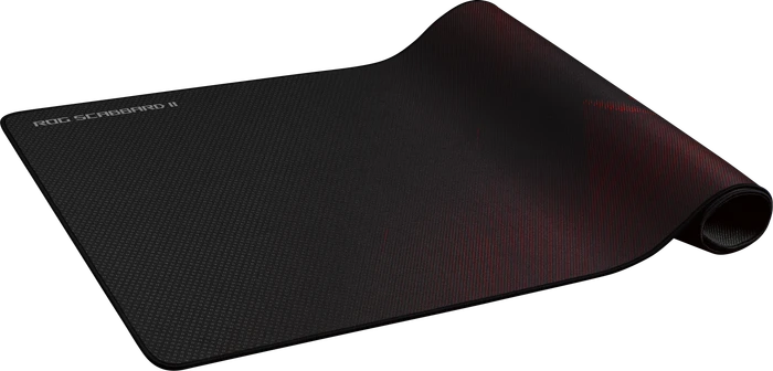 ASUS ROG Scabbard II Extended Gaming Mousepad, 900x400mm, schwarz/rot