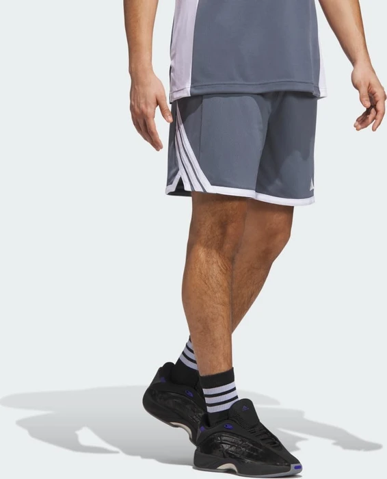 adidas 3G Speed Reversible Basketball Aeroready Trainingshose kurz grey four/white (Herren)