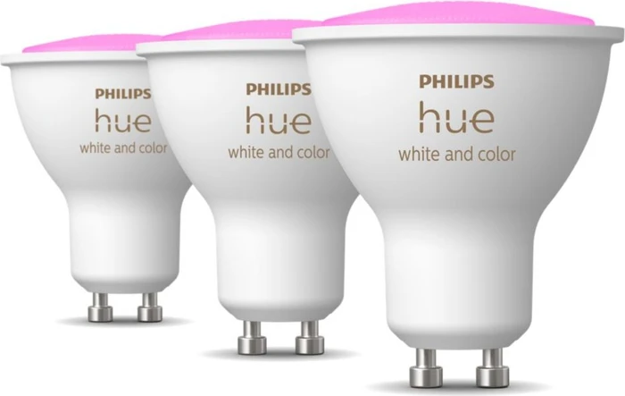 Philips Hue White and Color Ambiance 350 GU10 4.3W, 3 Stück