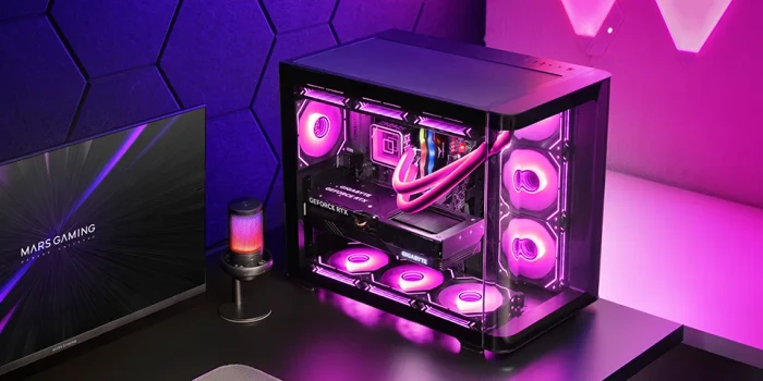 Mars Gaming MC-Fusion White, Glasfenster