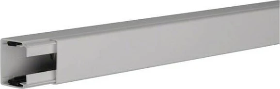 Hager Leitungsführungskanal aus PVC LF 40x40mm steingrau