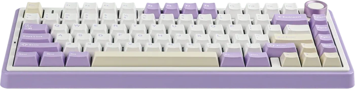 Epomaker x Aula F75, Purple, LEDs RGB, hot-swap, LEOBOG Reaper, USB/Bluetooth, US