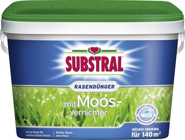 Evergreen Garden Care Substral Rasendünger mit Moosvernichter, 5kg