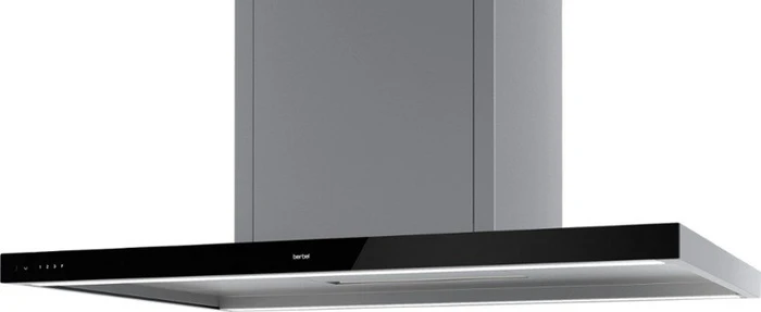 Berbel Glassline BIH 100 GL Insel-Dunstabzugshaube weiß