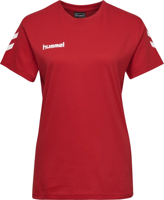 hummel GO Cotton T-Shirt kurzarm true red