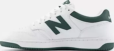 New Balance 480 white/nightwatch green/light aluminum (Herren)