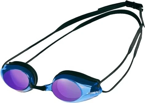 Arena Tracks Mirror Schwimmbrille black/blue multi