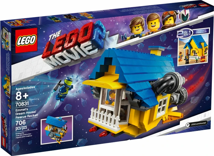 LEGO The Movie 2 - Emmets Traumhaus/Rettungsrakete!