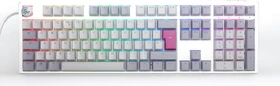Ducky One 3, Mist Grey, PBT, LEDs RGB, MX RGB ERGO CLEAR, USB, UK