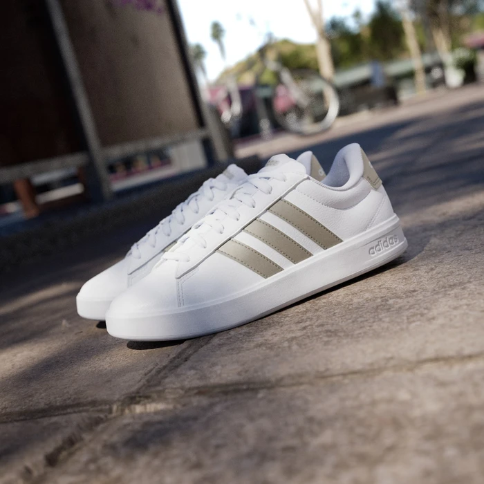adidas Grand Court 3.0 cloud white/cyber metallic (Damen)