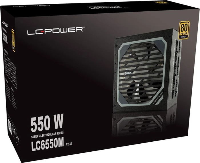 LC-Power LC6550M V2.31 Super Silent Modular 550W, ATX 2.31