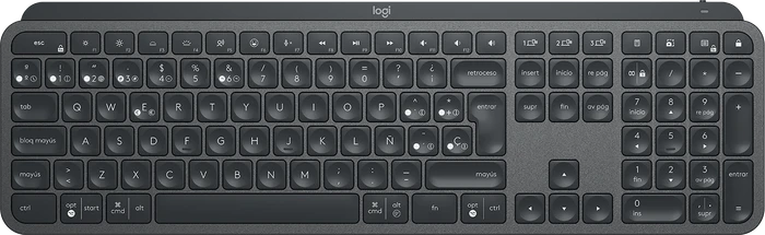 Logitech MX Keys for Business, Logi Bolt, schwarz, USB/Bluetooth, ES