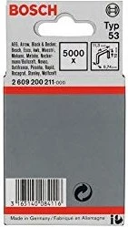 Bosch Professional Typ 53 Tacker-Klammern, 11.4x10mm, 5000 Stück