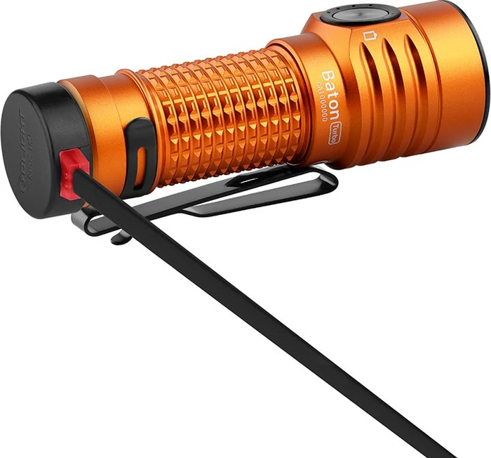 OLight Baton Turbo Taschenlampe orange