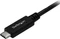 StarTech USB 3.0 Kabel, USB-C 3.0 [Stecker]/USB-A 3.0 [Stecker] schwarz, 1m Vorschaubild