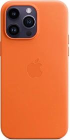 Apple Leder Case mit MagSafe für iPhone 14 Pro Max orange