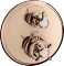 Hansgrohe Axor Montreux Thermostat Unterputz mit Kreuzgriff und Ab- und Umstellventil polished red gold Vorschaubild