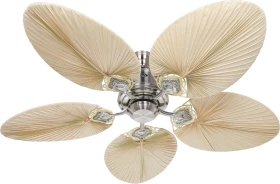 CasaFan Caribbean Dream Eco II BN-PLM Deckenventilator chrom/natur