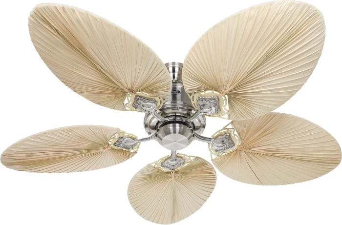 CasaFan Caribbean Dream Eco II BN-PLM Deckenventilator chrom/natur