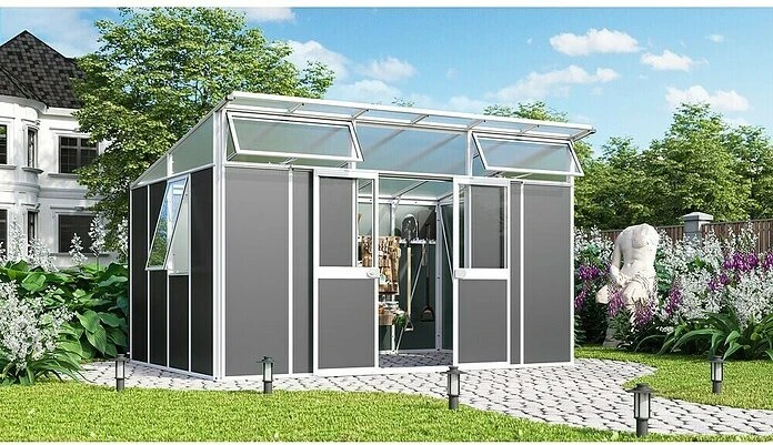 Vitavia Kosmos 11500 Gerätehaus weiß/anthrazit