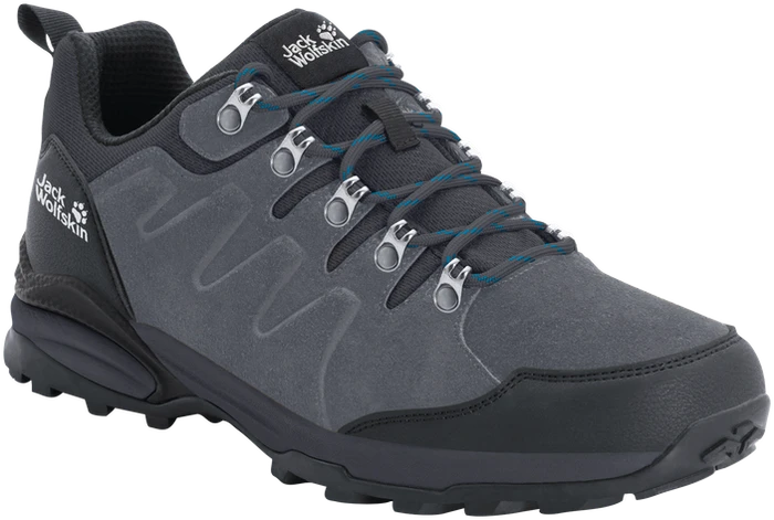 Jack Wolfskin Refugio Texapore Low grau/schwarz (Herren)