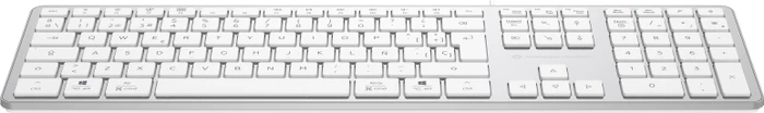 Conceptronic KAYNE02WES Slim-Tastatur, weiß, USB, ES