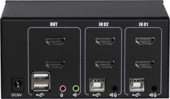 Inter-Tech Argus KVM AS-22HA HDMI