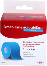 Dr. Ausbüttel Draco KinesiologieTape Rolle 5cm x 5m türkis