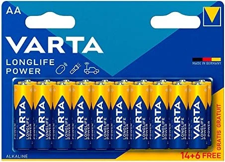 Varta Longlife Power Mignon AA, 20er-Pack