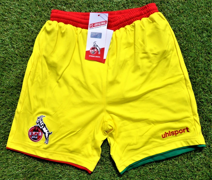 uhlsport FC Köln Hose kurz gelb (Herren)