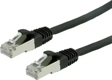Value LSOH Patchkabel, Cat6, S/FTP, RJ-45/RJ-45, 1.5m, schwarz